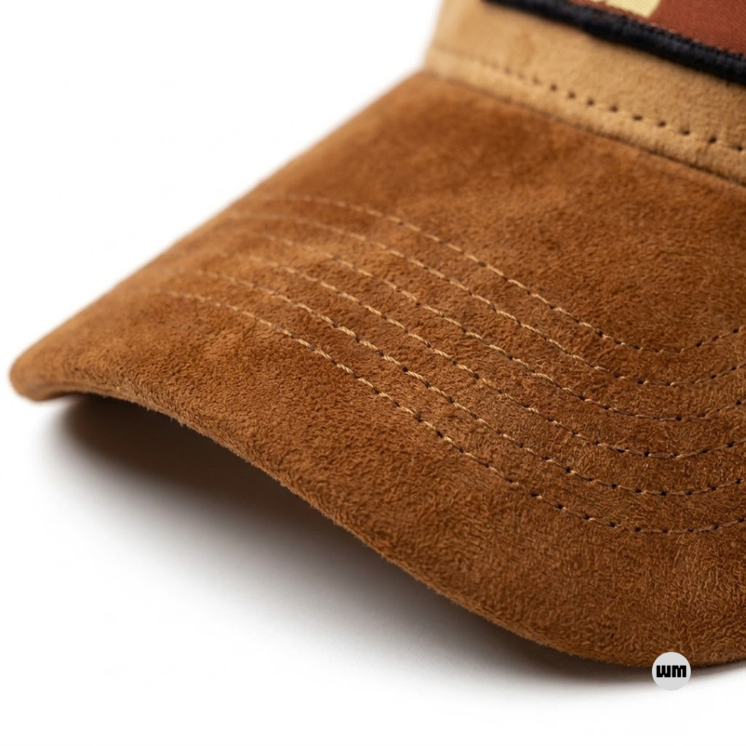 Amber Luxe Premium Suede Cap