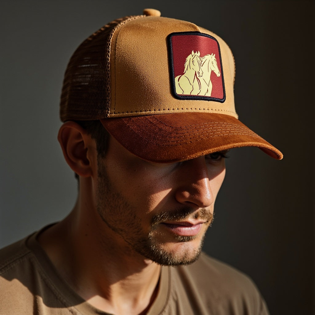 Amber Luxe Premium Suede Cap