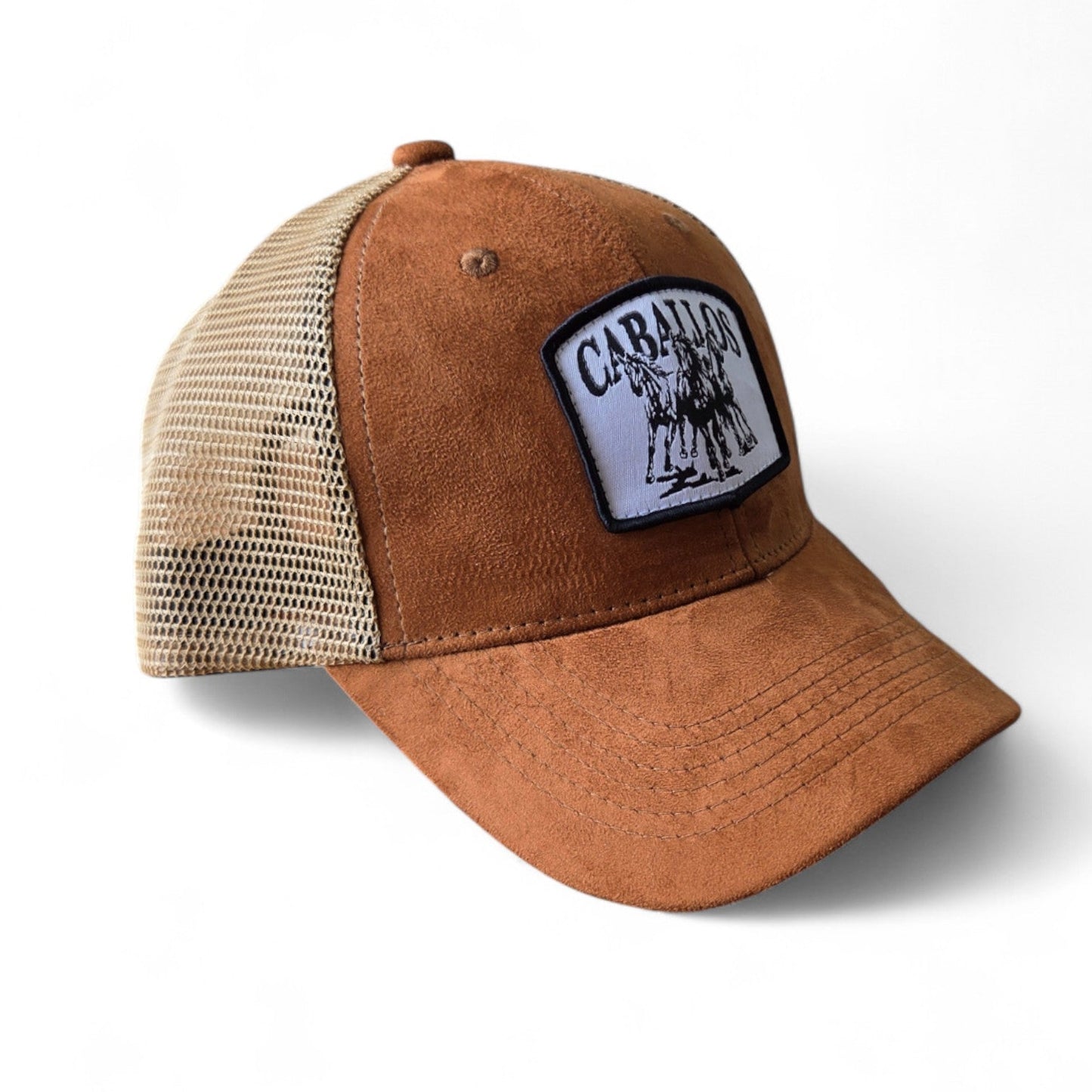 Brown Caballos Premium Suede Cap