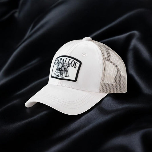 White Caballos Cap