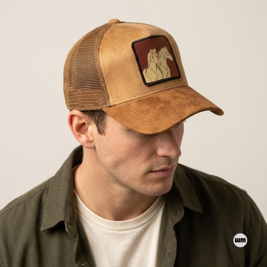 Amber Luxe Premium Suede Cap