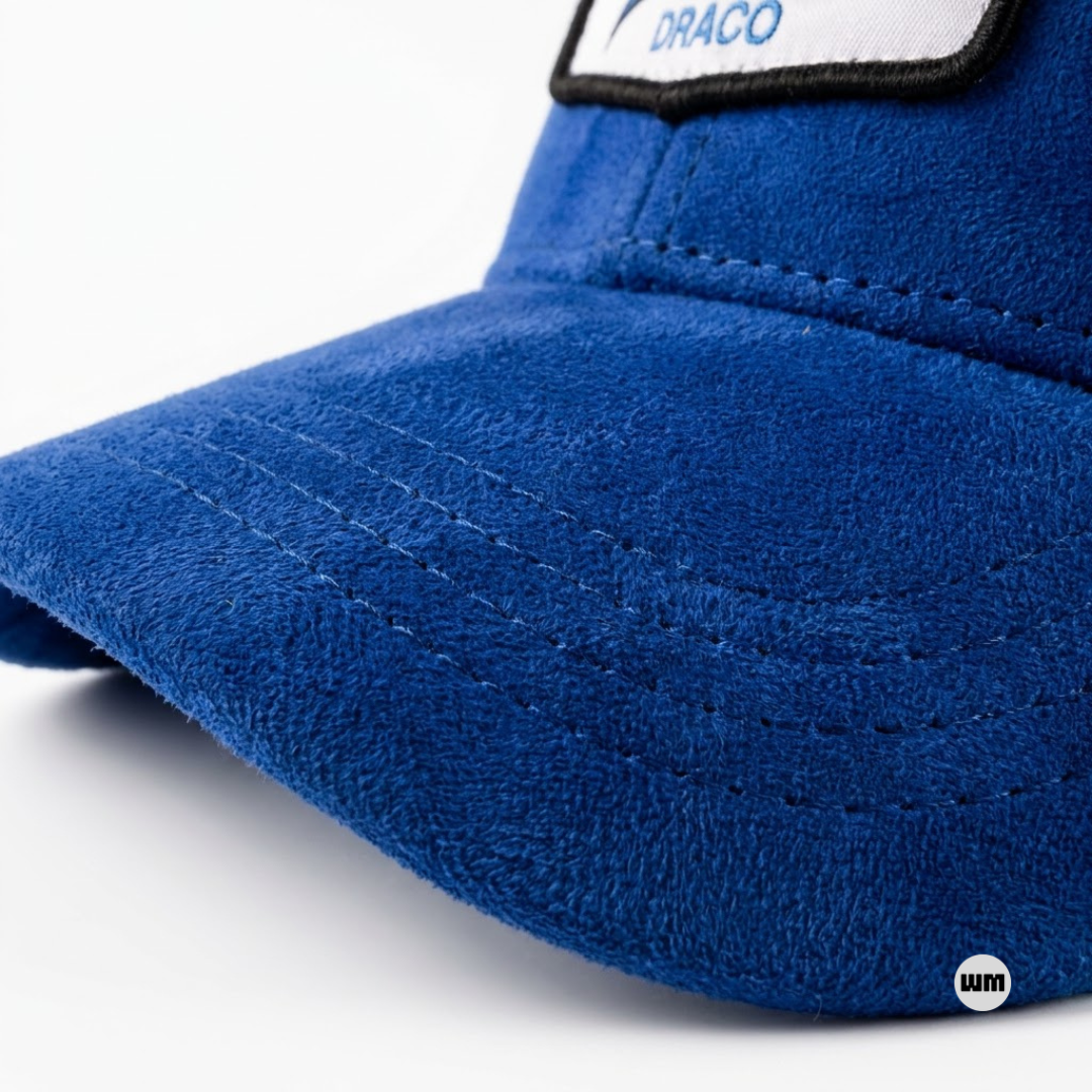 Blue Draco Premium Suede Cap