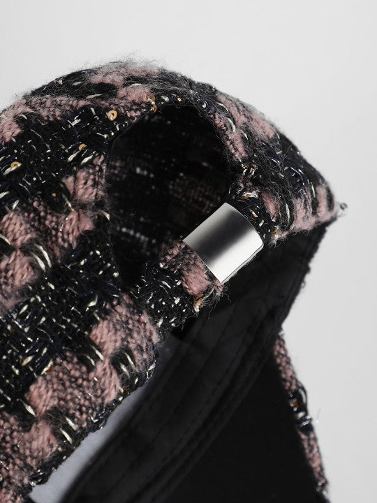 Noire Étoile Tweed Cap