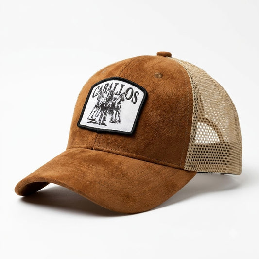 Brown Caballos Premium Suede Cap