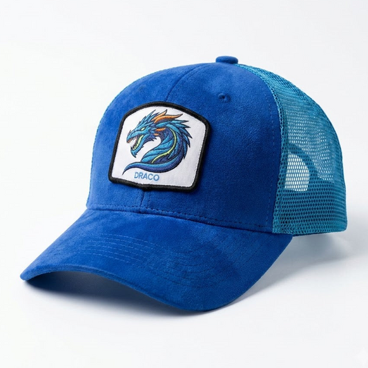 Blue Draco Premium Suede Cap