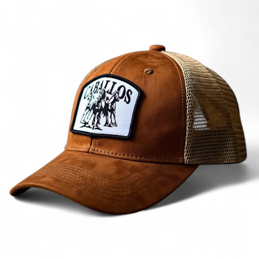 Brown Caballos Premium Suede Cap