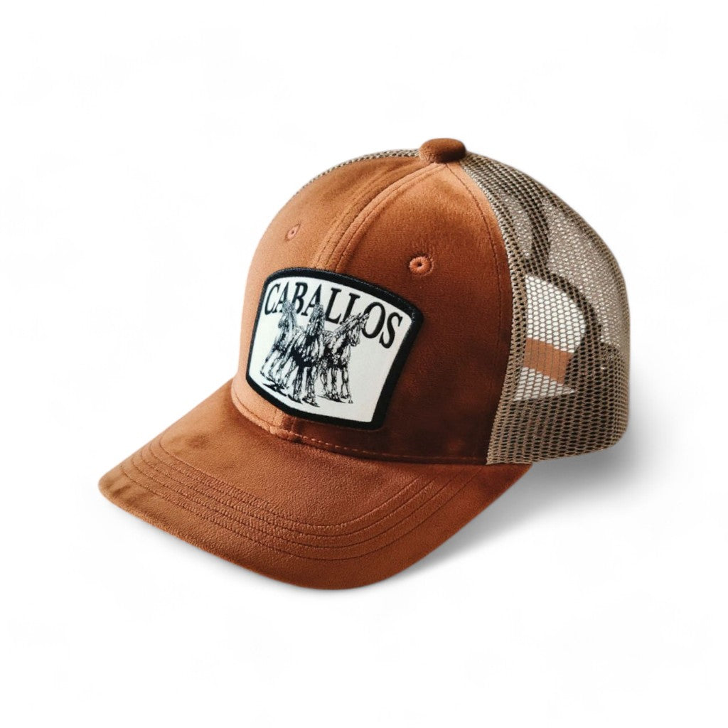 Brown Caballos Premium Suede Cap