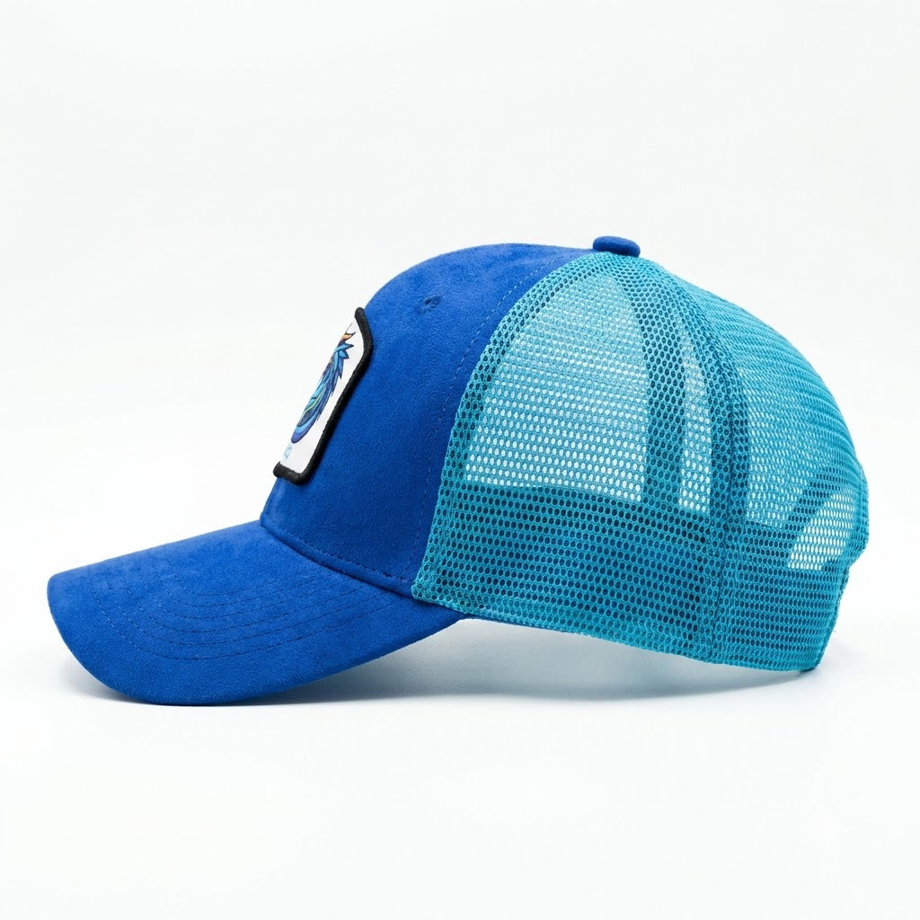 Blue Draco Premium Suede Cap