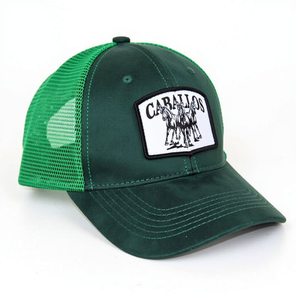 Emerald Caballos Premium Suede Cap